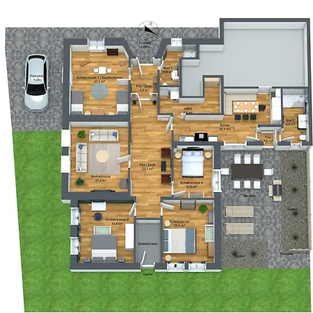 Familie Renner Direkt Am Deich 4 Schlafzimmer 2 Baeder 150qm Garten Terrasse Wallbox Apartman *
